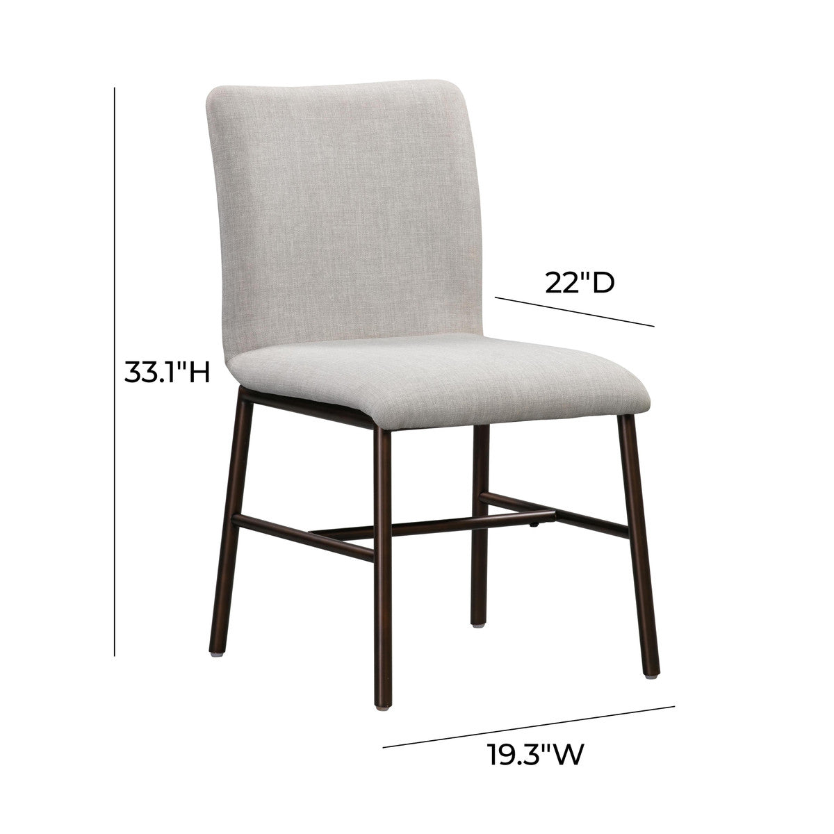 Bushwick Upholstered Dining Chair (Set of 2)