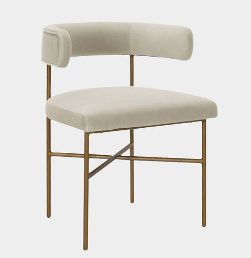 Kim Performance Velvet Chair