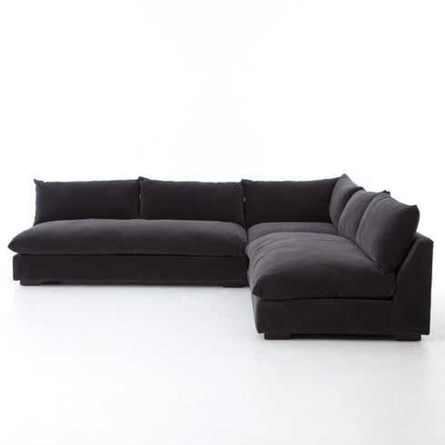 Grant 3-Piece Sectional - Henry Charcoal