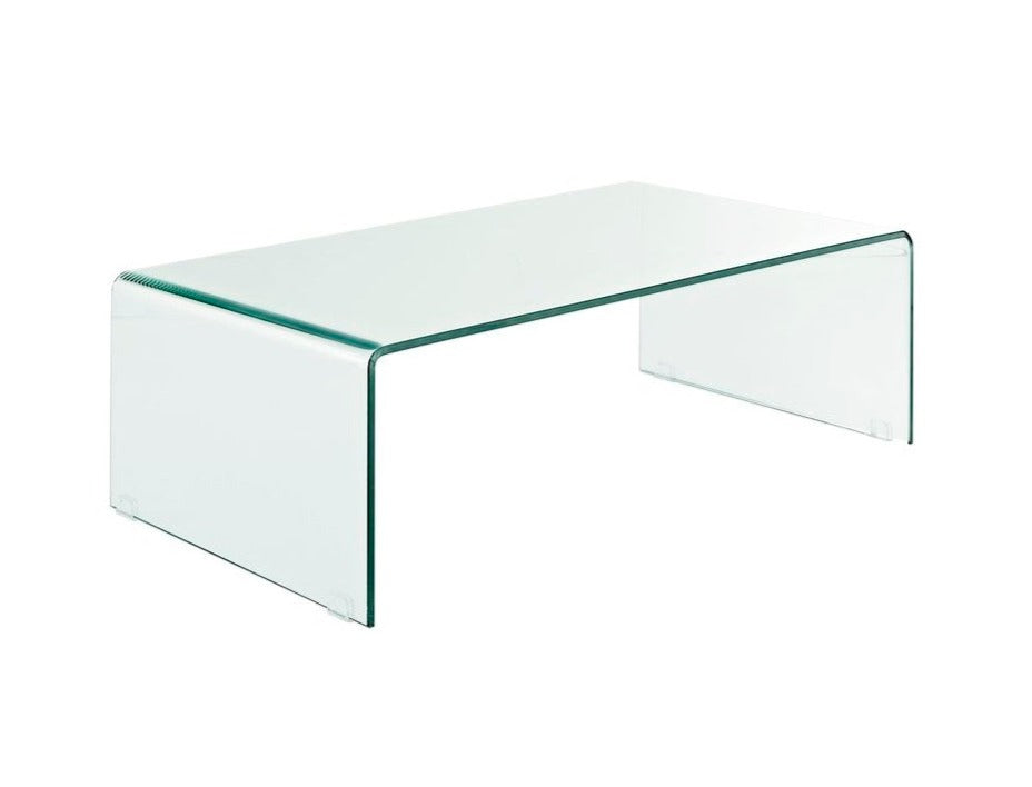 Waterfall Glass Coffee Table HCD Furniture Toronto