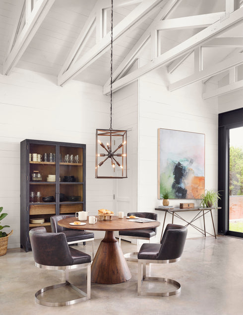 WEXLER CHAIR - DISTRESSED BLACK