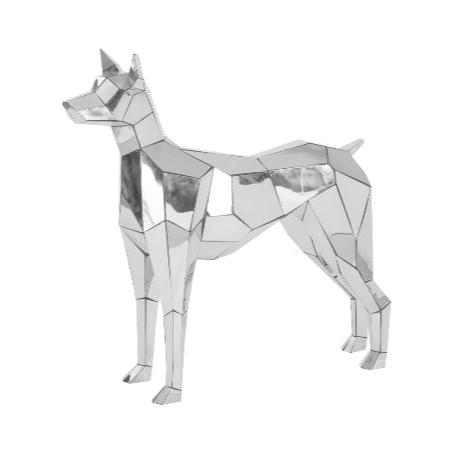 Crazy Cut Dog Sculpture